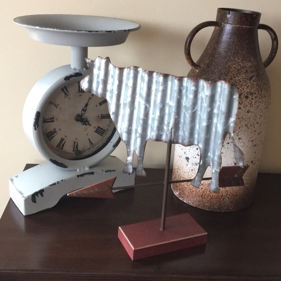 Other - Rustic Farmhouse Country Cow Weathervane Metal